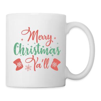 Merry Christmas Ya'll - Mug - white - Right