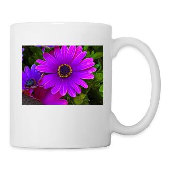 Fleur - Mug blanc - blanc - Droite