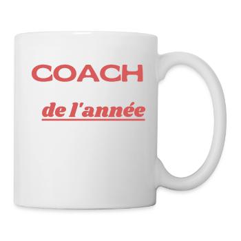 COACH de l'année - Mug blanc - blanc - Droite