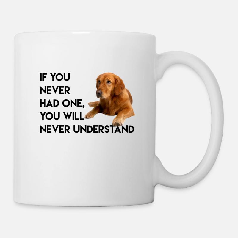 Golden retriever - Mug blanc - blanc