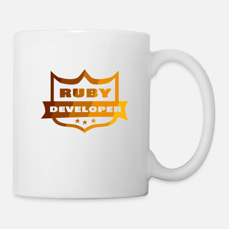 Développeur Ruby - Mug blanc - blanc