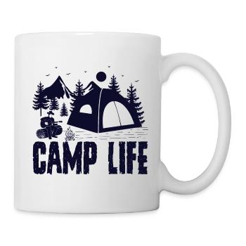 Camping Motorhome Van Vintage in caravan caravan - Mug - white - Right