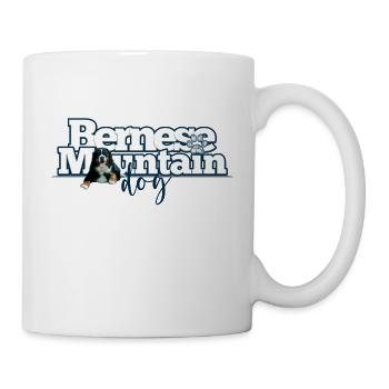 Berner Sennenhund - Tasse - Weiß - Rechts