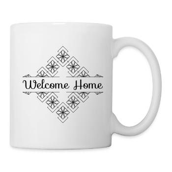 Welcome Home - Tasse - Weiß - Rechts