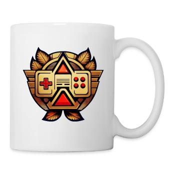 Retro Gaming Logo - Mug blanc - blanc - Droite
