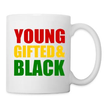 young gifted and black - Mug blanc - blanc - Droite