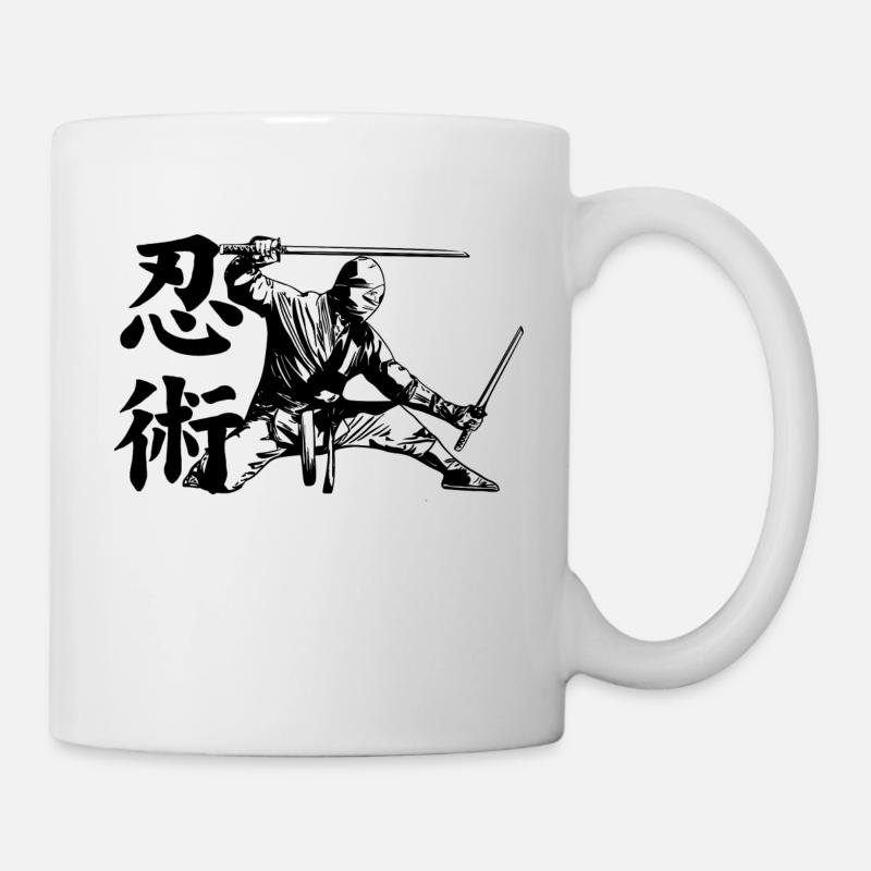 Ninjutsu - Mug blanc - blanc