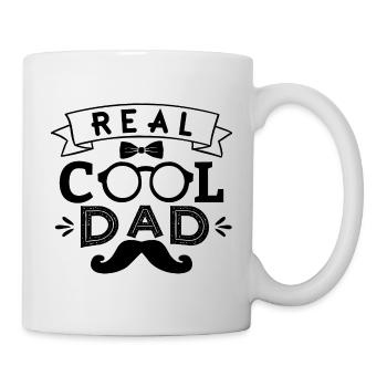 Ein echt cooler Dad, Ein echt cooler Vater - Tasse - Weiß - Rechts