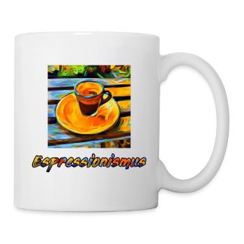 Expressionismus Espresso ergibt Espressionismus - Tasse - Weiß - Rechts