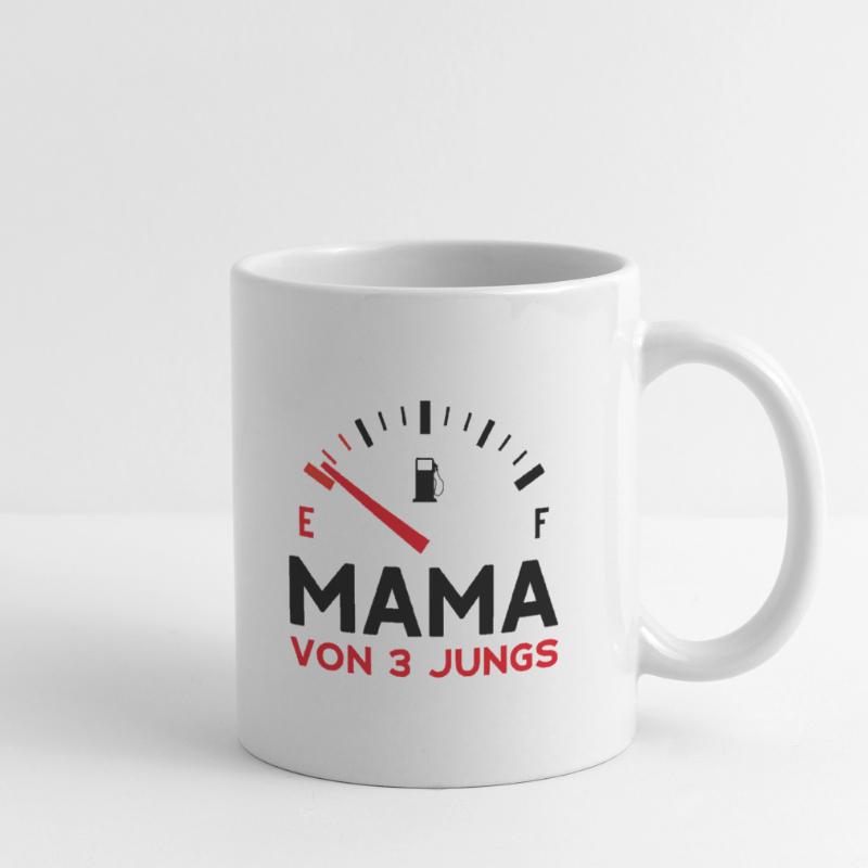MAMA 3 SÖHNE MUTTERTAG MUTTER DREI JUNGEN Tasse