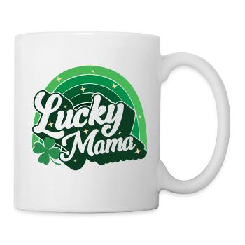 Cadeau de la Saint-Patrick Shamrock Femmes irlandaises - Mug blanc - blanc - Droite