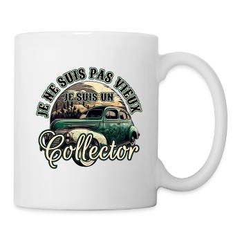 Je Ne Suis Pas Vieux Je Suis un Collector,Humour - Mug blanc - blanc - Droite