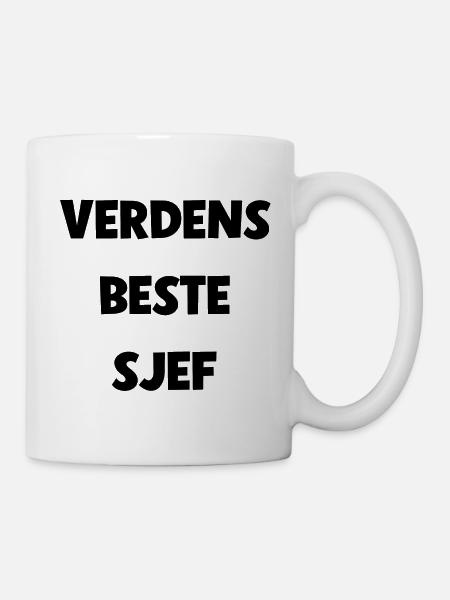 verdens beste sjef - Kopp - hvit
