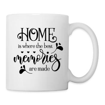 La maison est l’endroit où les Bes tMemories sont faits - Mug blanc - blanc - Droite