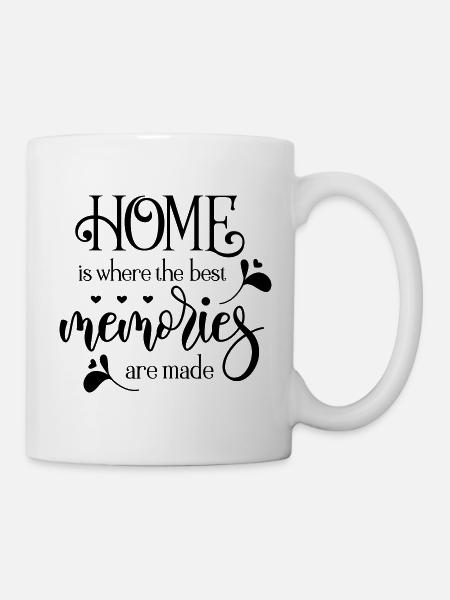 Home Is Where The Bes tMemories Are Made - Mug - white