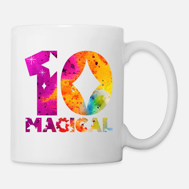 MAGICAL 10. GEBURTSTAG EINHORN - Tasse - Weiß