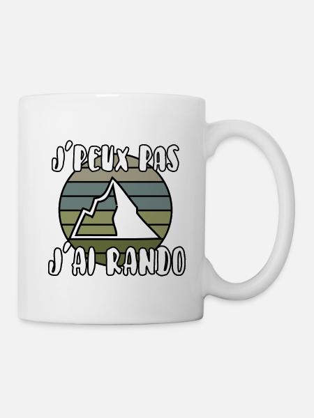 J’peux pas j’ai rando - Mug blanc - blanc
