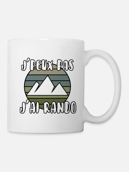 J’peux pas j’ai rando - Mug blanc - blanc