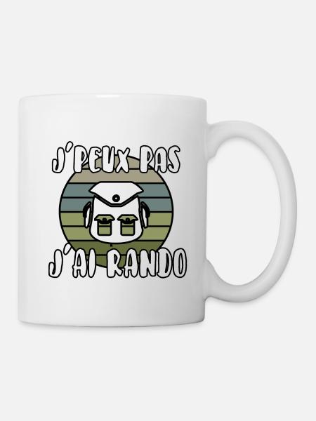 J’peux pas j’ai rando - Mug blanc - blanc