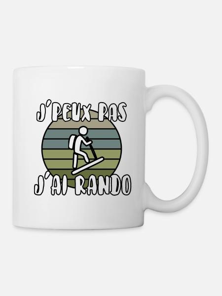 J’peux pas j’ai rando - Mug blanc - blanc