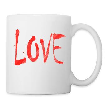 LIEBE - Tasse - Weiß - Rechts