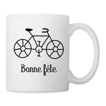MAMIE. FÊTE DES MÈRES. BONNE FÊTE MAMIE. JE T'AIME - Mug blanc - blanc - Droite