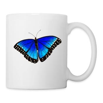 Papillon - Mug blanc - blanc - Droite
