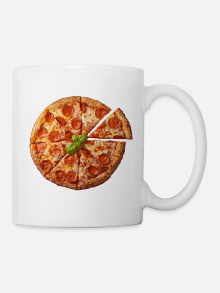 Einfach Pizza - Tasse - Weiß