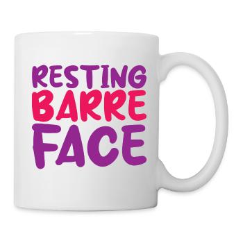 Resting Barre Face 2 - Tasse - Weiß - Rechts