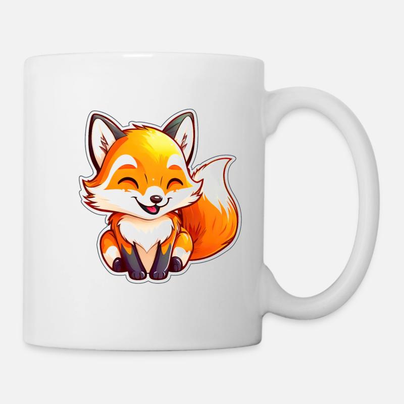 Baby Red Fox - Mug - white