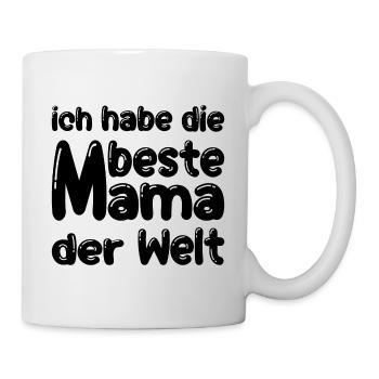 Ich habe die beste Mama der Welt - Tasse - Weiß - Rechts