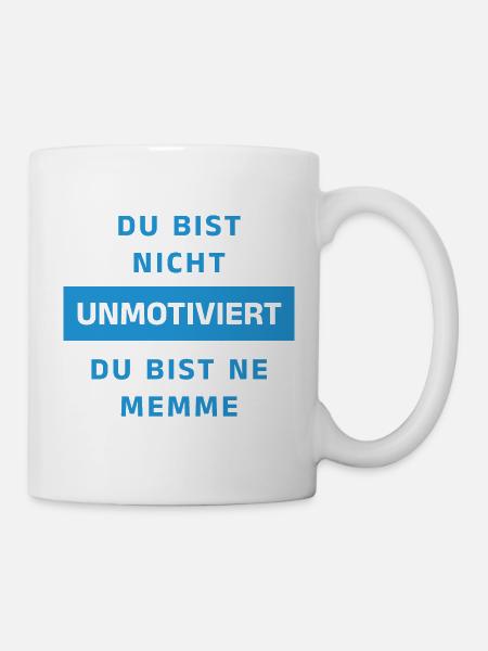 Motivation Gym Spruch - Tasse - Weiß