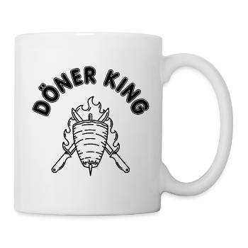 Döner King Döner Kebab Spruch - Tasse - Weiß - Rechts