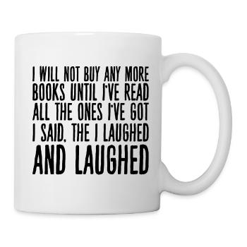 I will not buy any more books 2 - Mug - white - Right