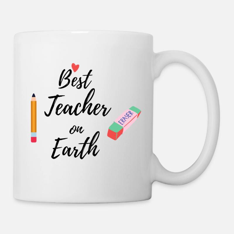 Best teacher on earth - Mug - white