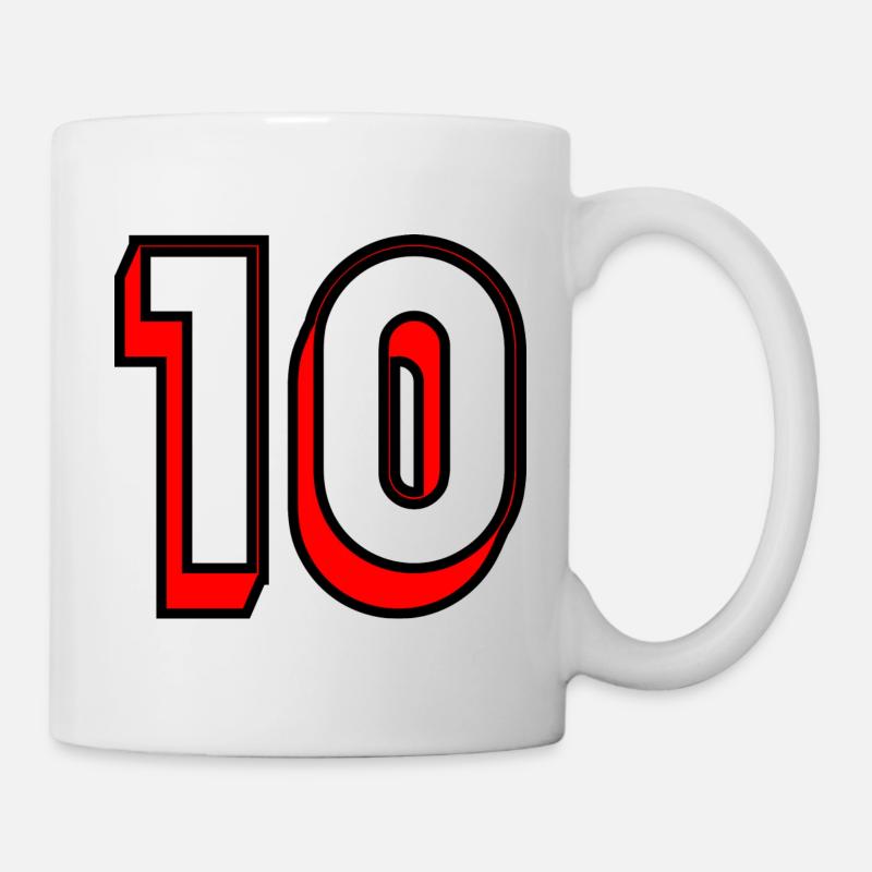 10. GEBURTSTAG. ALLES GUTE ZUM GEBURTSTAG! - Tasse - Weiß