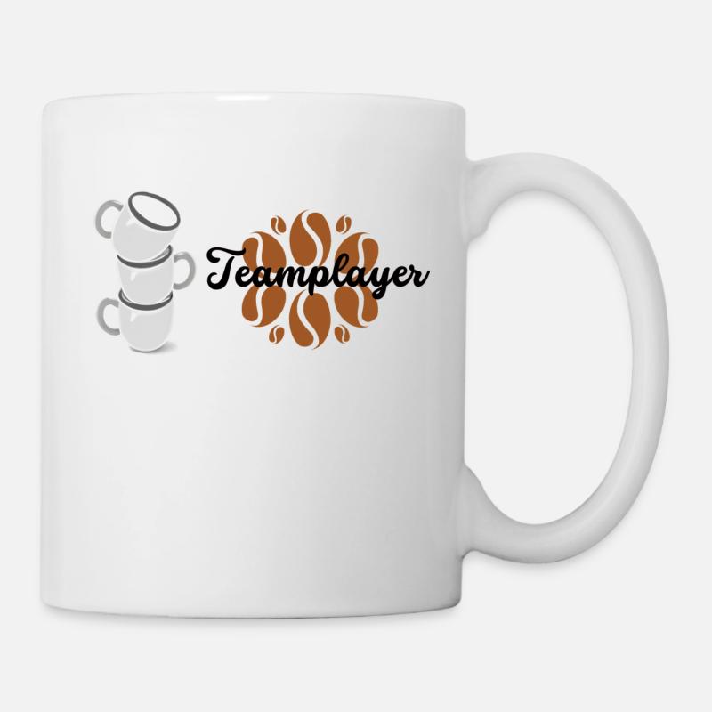Joueur d’équipe - Mug blanc - blanc
