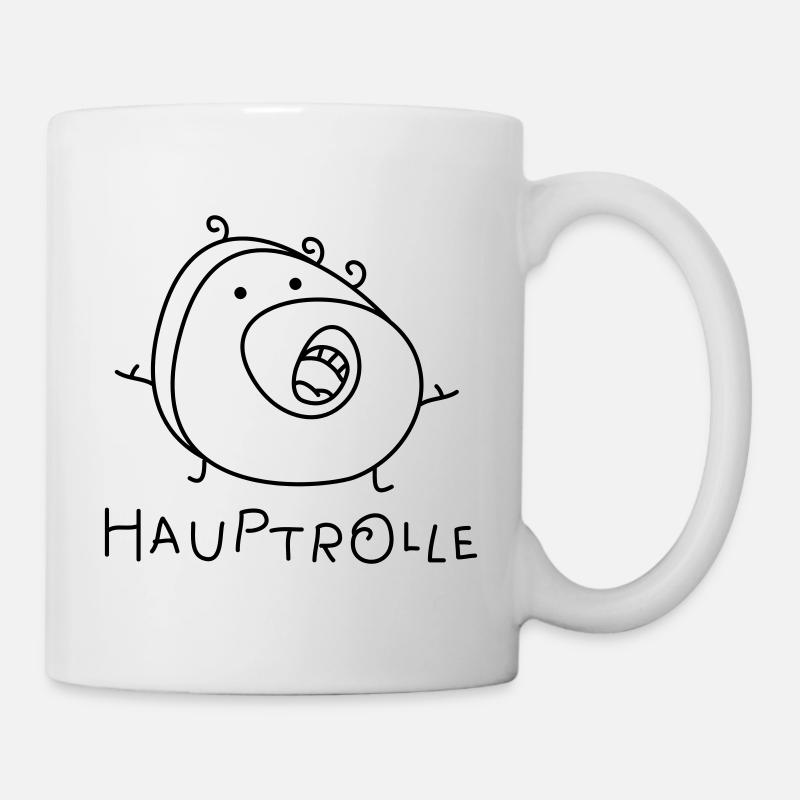 Lustige Schauspiel Hauptrolle - Tasse - Weiß