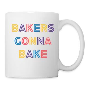 Bäcker werden backen - Tasse - Weiß - Rechts