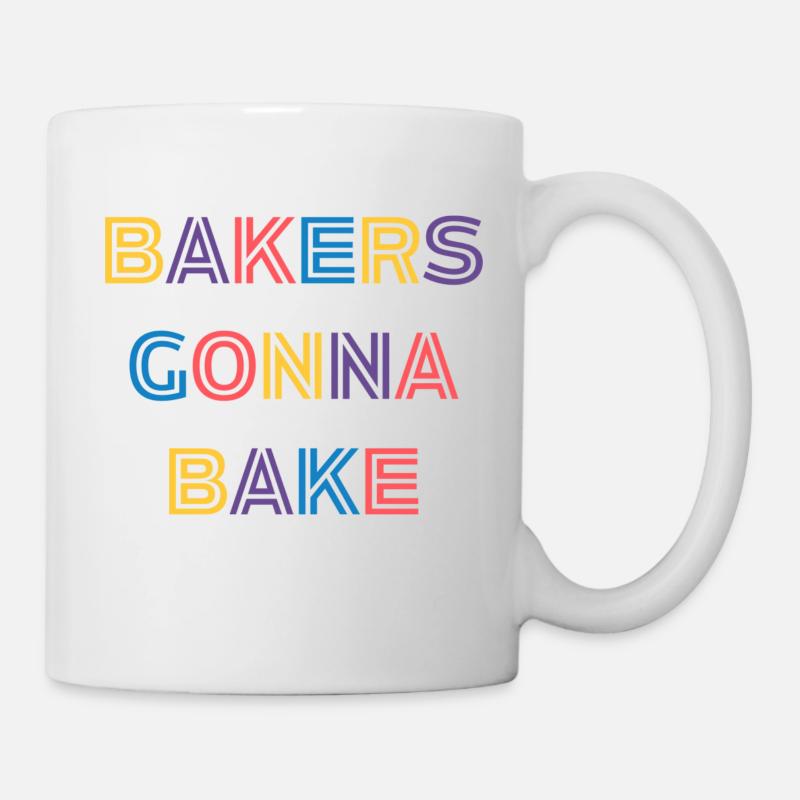 Bäcker werden backen - Tasse - Weiß