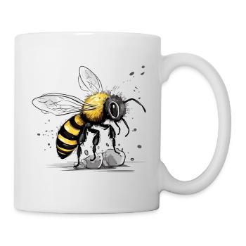 Zazi die Biene - Tasse - Weiß - Rechts