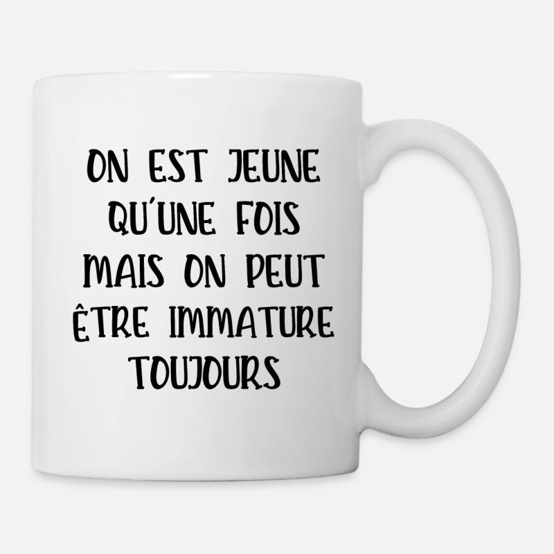 immature toujours - Mug blanc - blanc
