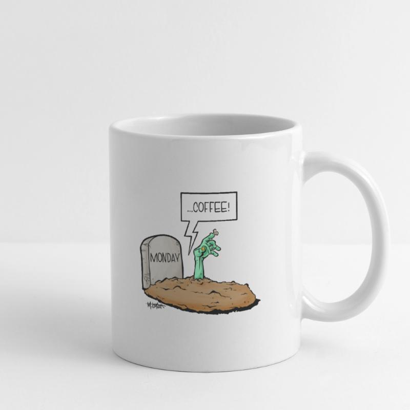 Lunedì caffè Zombie Tazza