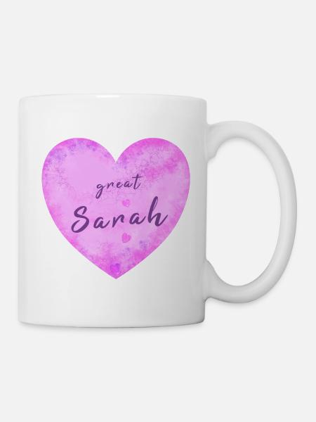 Sarah - Mug blanc - blanc