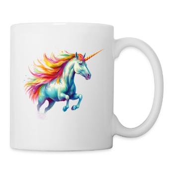 Bezauberndes Einhorn - Tasse - Weiß - Rechts