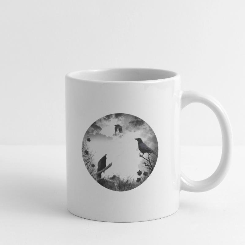 Gothic, crows, ravens Mug