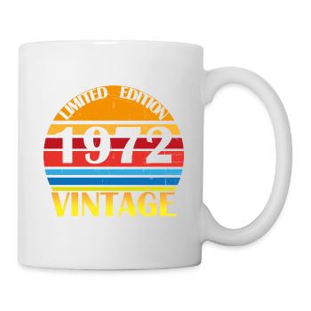 Vintage 1972 - Mug blanc - blanc - Droite