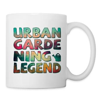 Urban gardening legend - Mug - white - Right