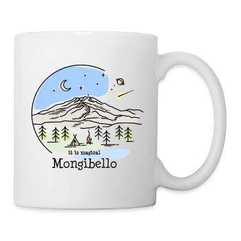 Mongibello Etna Etna volcano mountain Sicily Italy - Mug - white - Right
