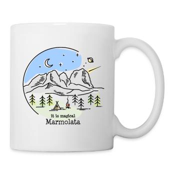 Marmolada Marmolada via ferrata randonnée Dolomites - Mug blanc - blanc - Droite